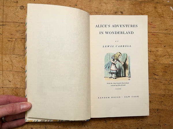 1946 Random House Alice in Wonderland Book Set